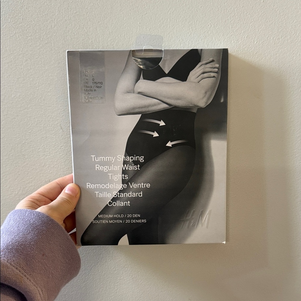H&M Black Tummy Shaping Tights
